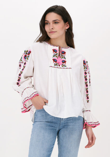 Weiße ANTIK BATIK Blusen MILDA BLOUSE - large