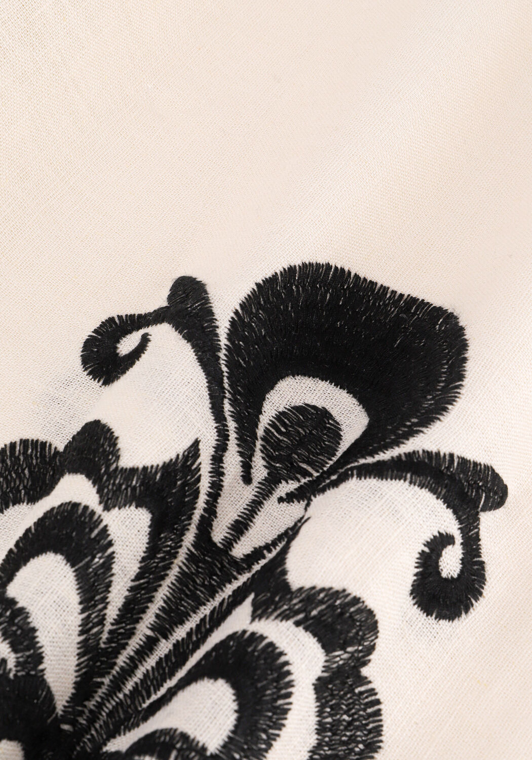 Sand ACCESS Maxikleid DRESS WITH OPEN SHOULDERS AND EMBROIDERIES - large