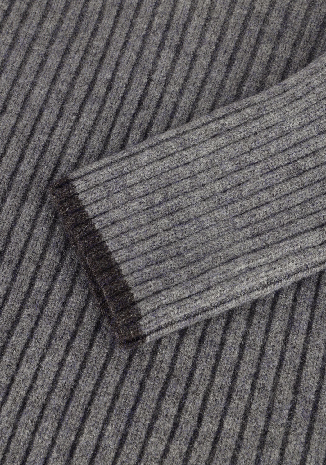 Graue CO'COUTURE Pullover ROW PUFF KNIT - large