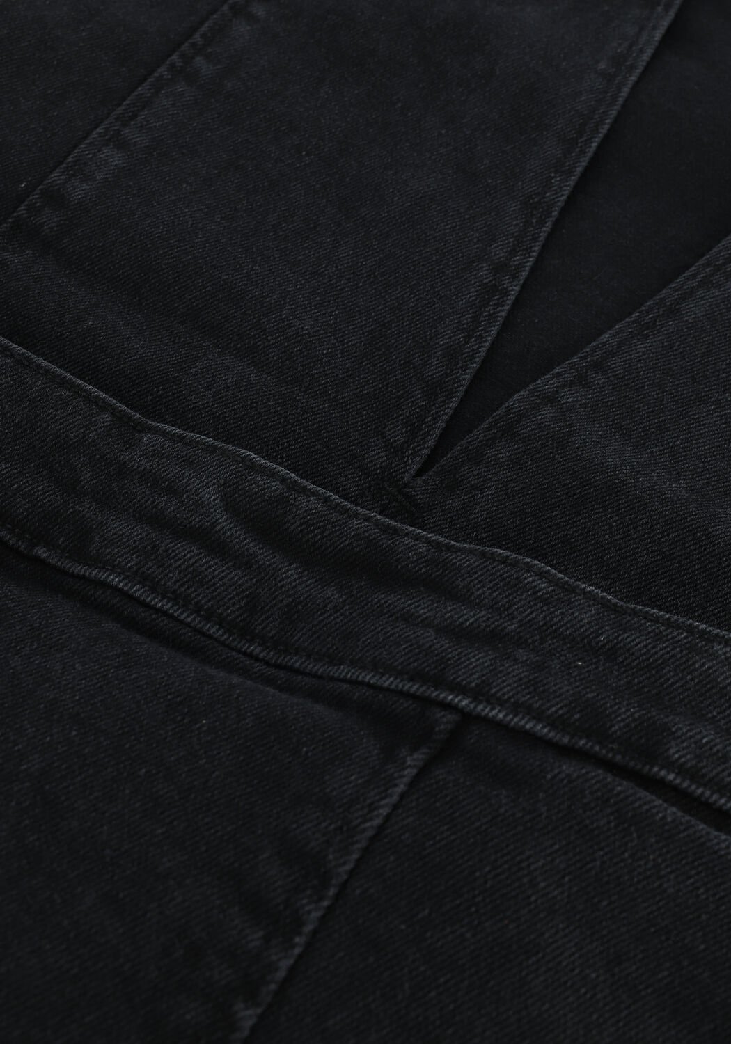 Schwarze MSCH COPENHAGEN Midirock THESSI RIKKE DENIM SKIRT - large