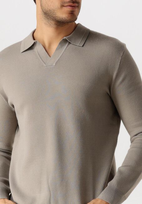 Taupe PURE PATH Polo-Shirt REGULAR FIT KNITWEAR POLO808 - large