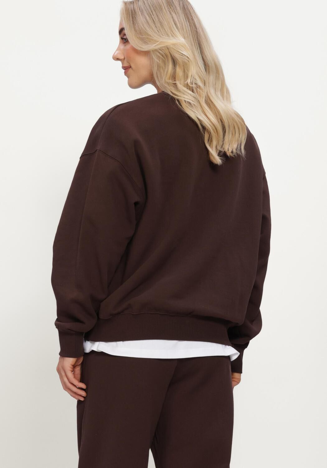 Braune BJORN BORG Pullover & Cardigans STUDIO OVERSIZED SWEATSHIRT - large