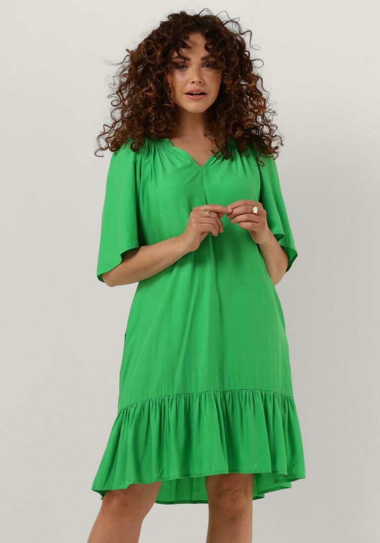 grüne co'couture minikleid sunrise flo crop dress