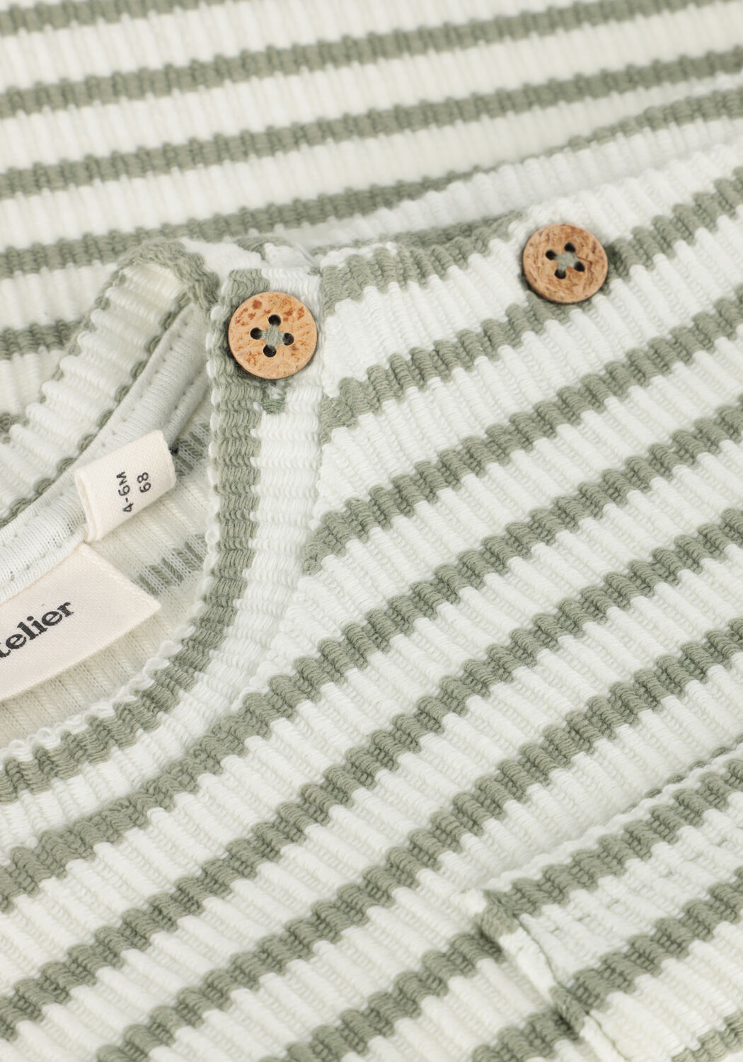 Olive LIL' ATELIER T-shirt NBMTADEO SS LOOSE TOP LIL - large