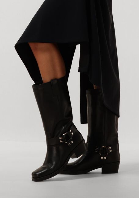 Schwarze LINA LOCCHI Hohe Stiefel IV066 - large