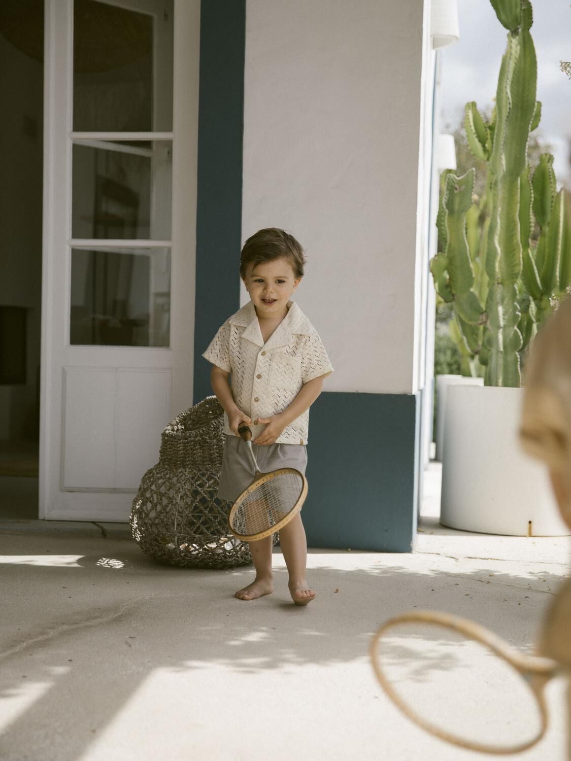 Beige LIL' ATELIER Kurze Hose NMMKALEO SHORTS LIL - large