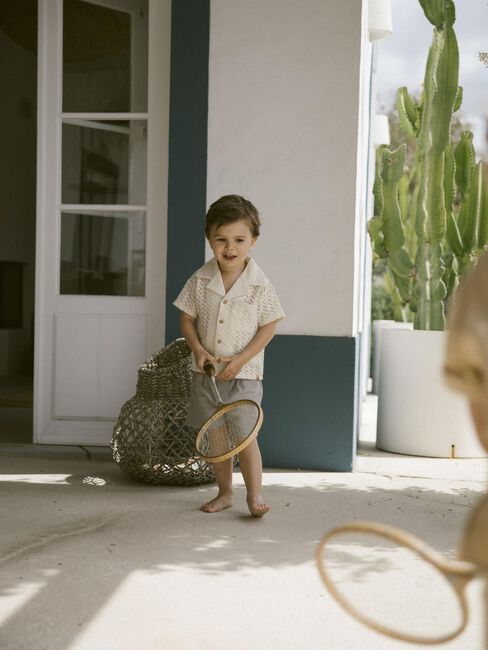 Beige LIL' ATELIER Kurze Hose NMMKALEO SHORTS LIL - large