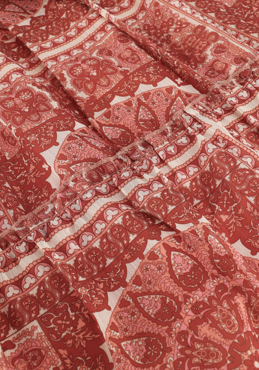 Braune FREEBIRD Maxikleid YEDDA MAXI DRESS - large