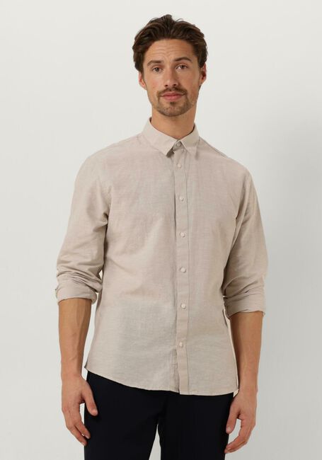 Beige SELECTED HOMME Casual-Oberhemd SLHSLIM-SUN SHIRT LS NOOS - large