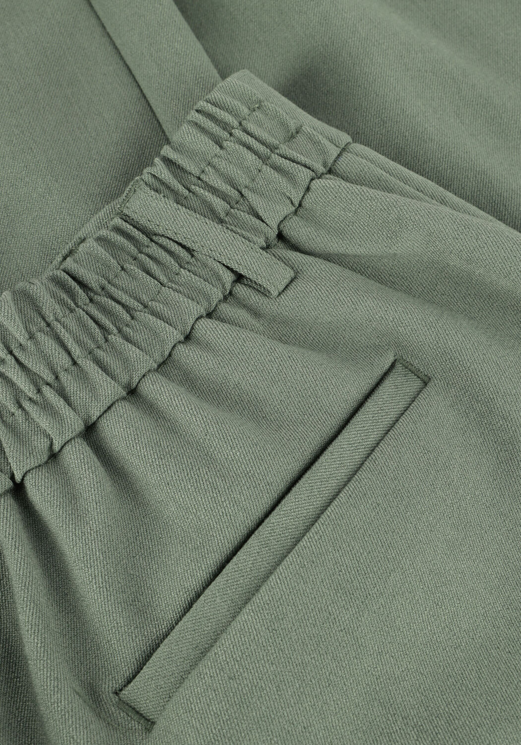 Olive OBJECT Weite Hose OBJLISA WIDE PANT - large