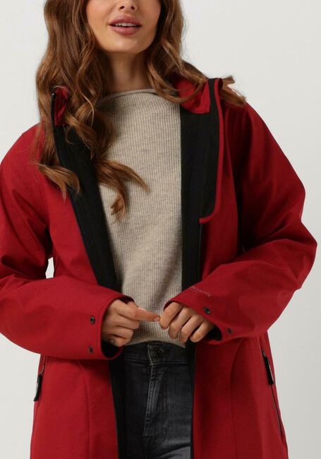 Rote ILSE JACOBSEN Regenjacke RAIN 128 - large
