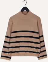 Camelfarbene NEO NOIR Pullover ENA STRIPE KNIT BLOUSE Camelfarbene NEO NOIR Pullover ENA STRIPE KNIT BLOUSE - medium