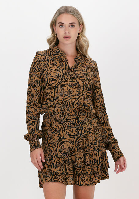 Braune ALIX THE LABEL Blusen TIGERHEAD BLOUSE - large