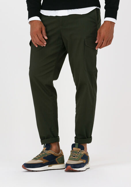 Grüne SELECTED HOMME Cargohosen SLHSLIMTAPERED-GAINFORD CARGO - large