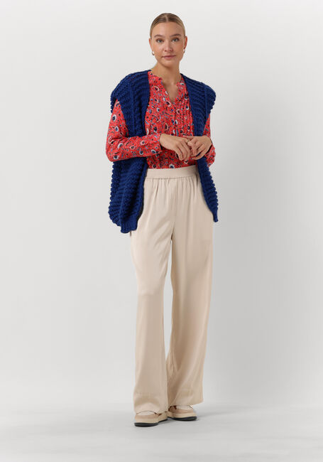 Blaue NOTRE-V Gilet KNIT GILET - large