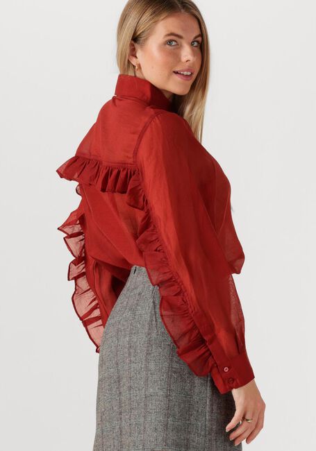 Rote COPENHAGEN MUSE Blusen CMBLUEBELL-SHIRT - large