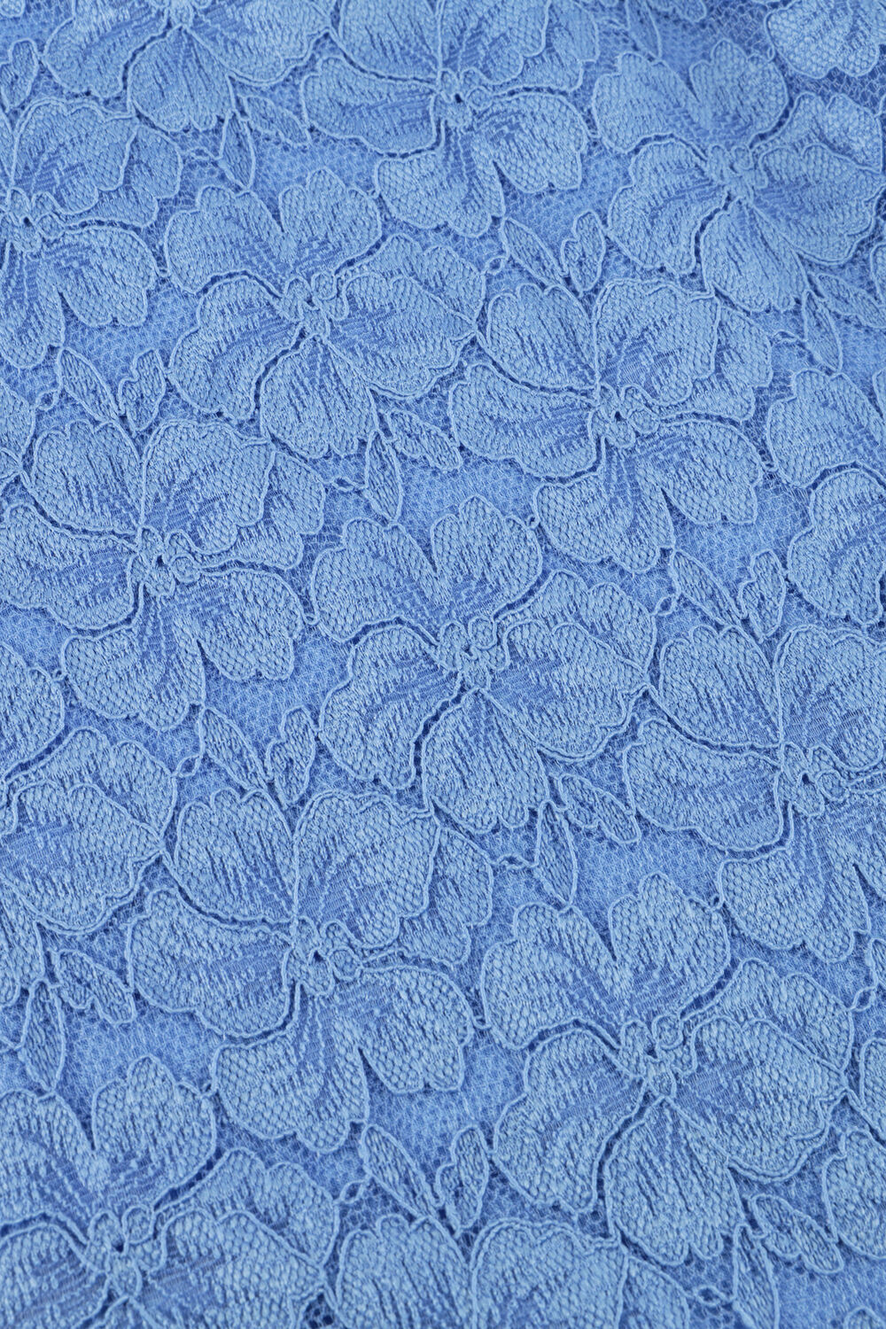 Blaue FREEBIRD Minikleid F-JER-LACE-FLOWER-26-1 - large