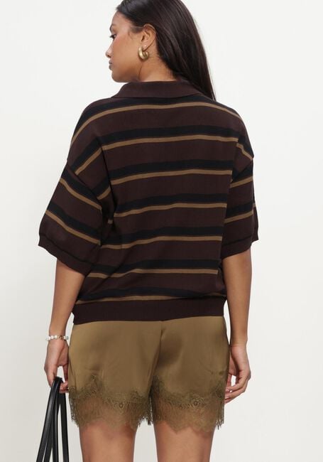 Mehrfarbige/Bunte GESTUZ Tops & T-shirts GZTAIA SS POLO PULLOVER - large