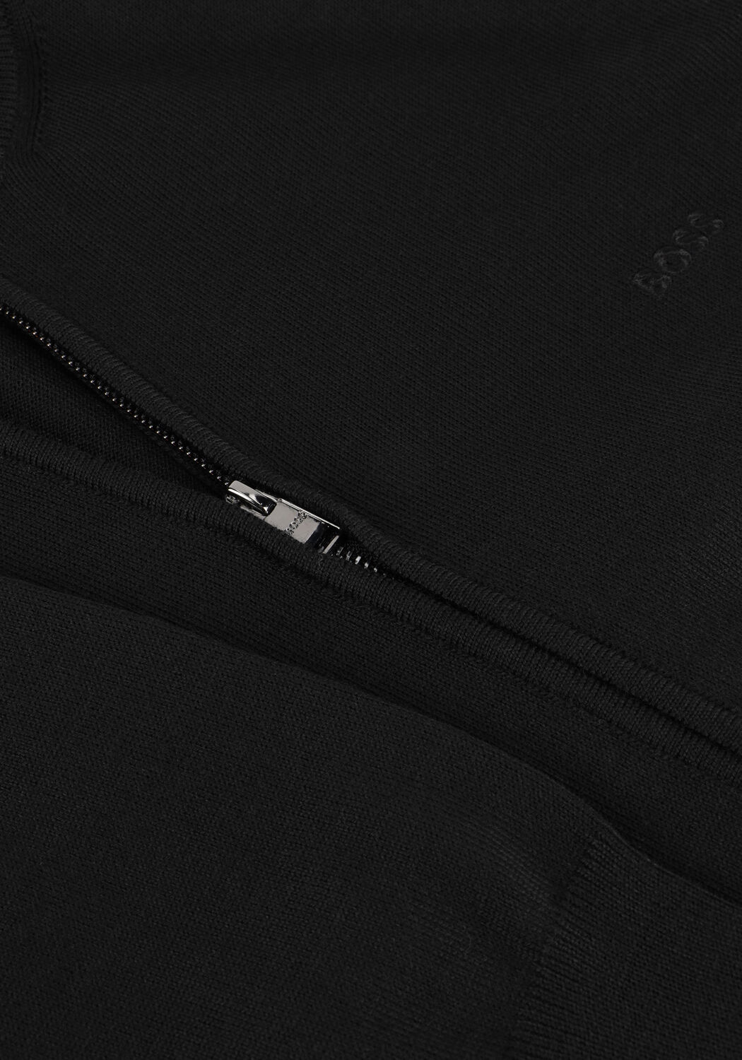 Schwarze BOSS BLACK Strickjacke BALONSO-L - large