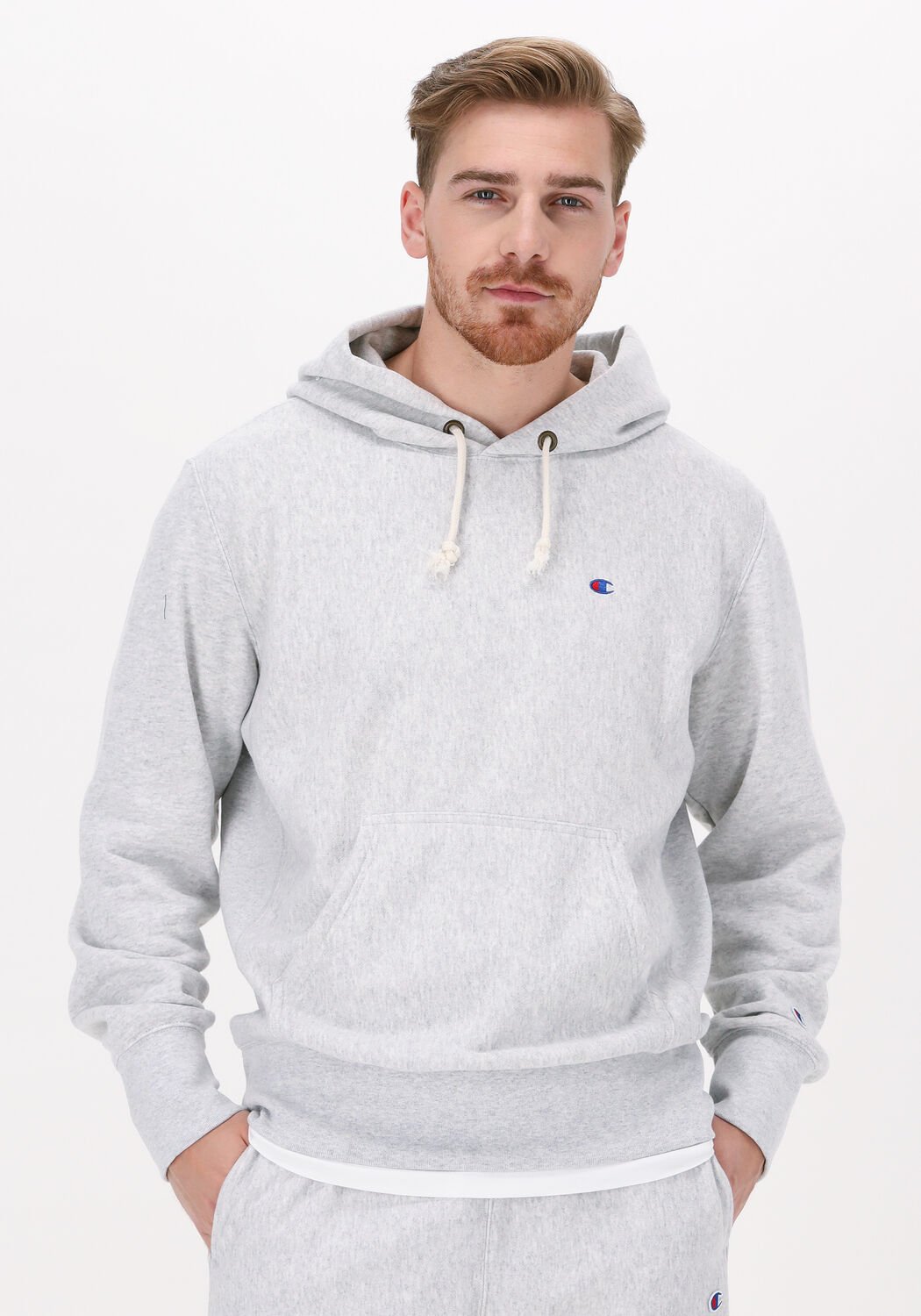 graue champion sweatshirt hooded sweatshirt men