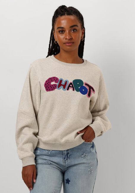 Ecru FABIENNE CHAPOT Sweatshirt PAM MULTI MIX SWEATER - large