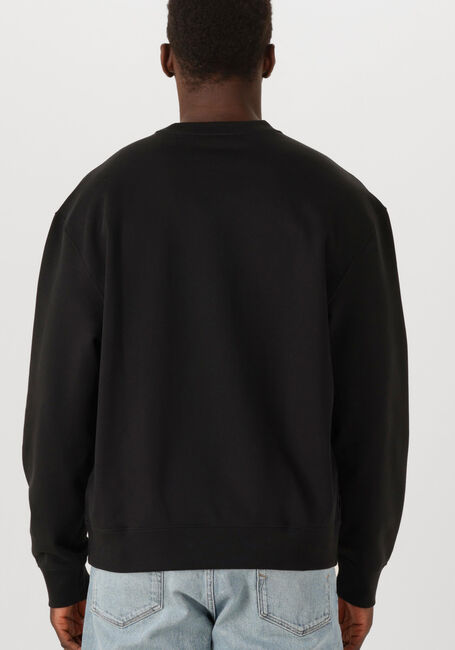 Schwarze CALVIN KLEIN Sweatshirt LS EU BADGE 350TERRY CN SWTSHRT - large