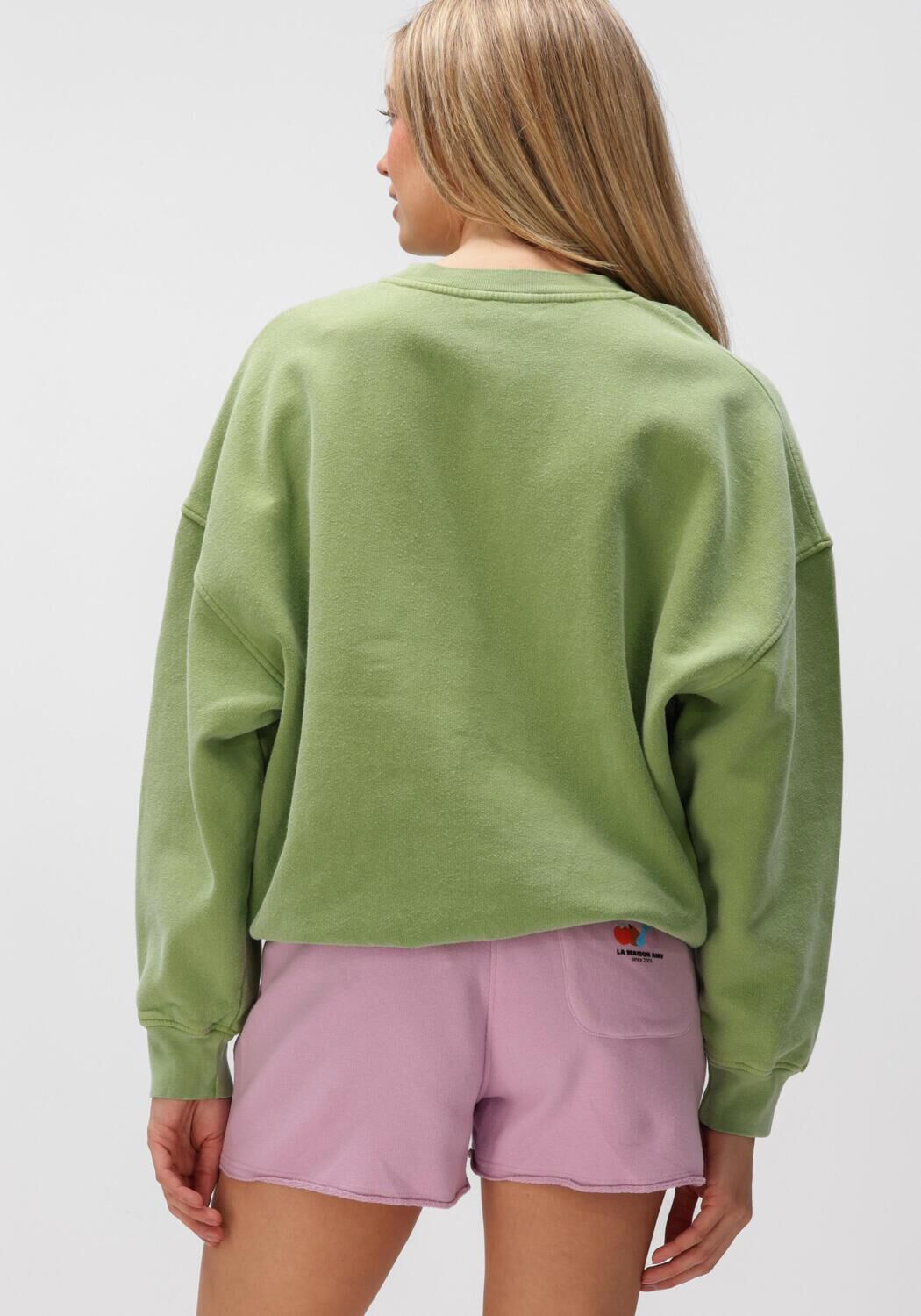 Gr&uuml;ne AMERICAN VINTAGE Sweatshirt PLIZZY - large