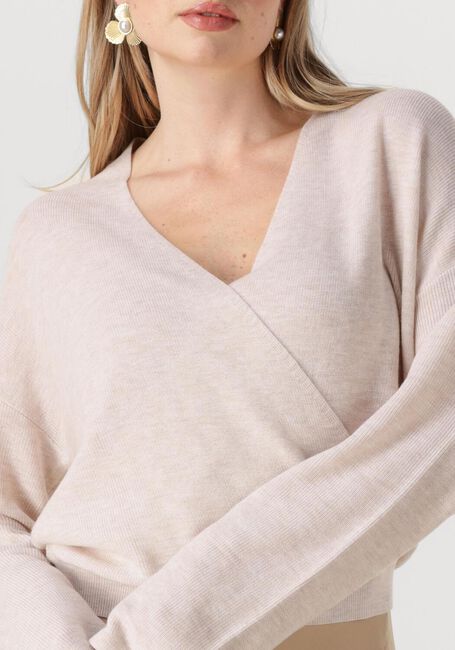 Ecru ANOTHER LABEL Pullover LENA KNITTED PULL L/S - large
