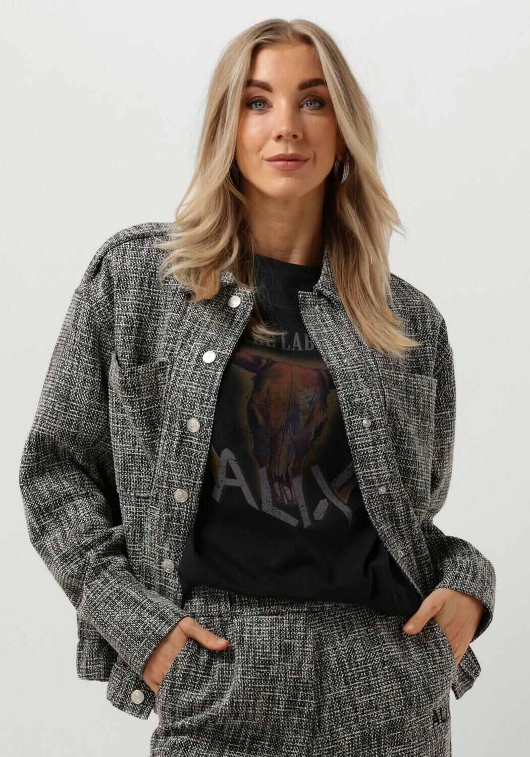 Ladies cheap boucle jacket