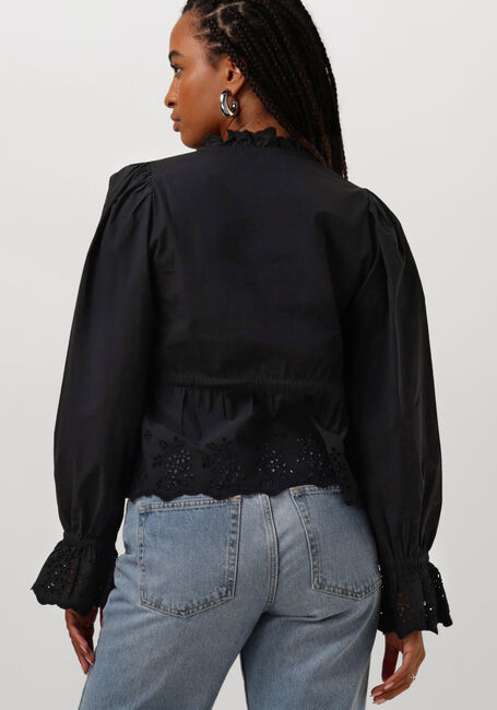 Schwarze NEO NOIR Blusen MATSI EMBROIDERY BLOUSE - large
