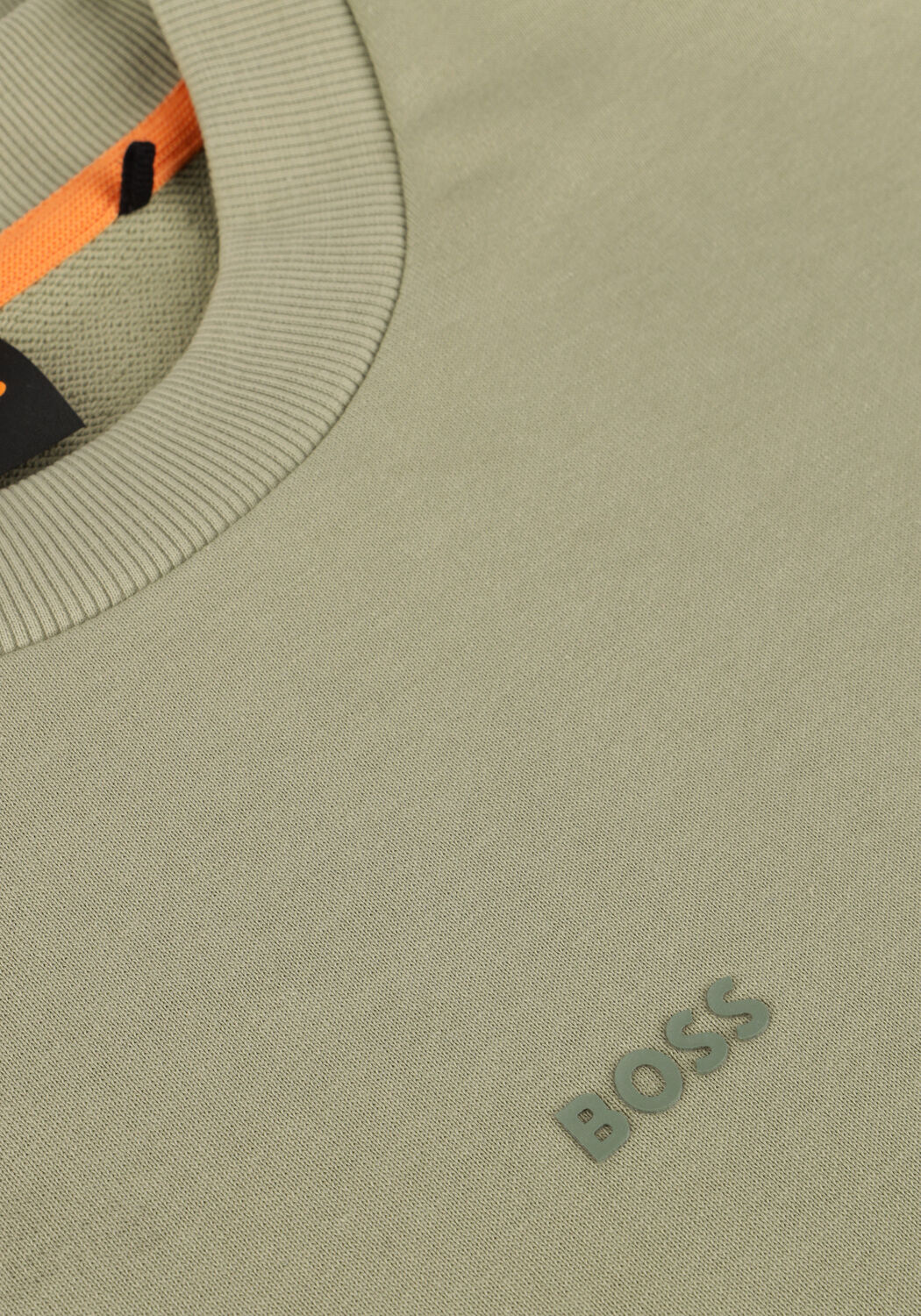 Olive BOSS ORANGE Sweatshirt WESMALLCREW 10244192 01 - large