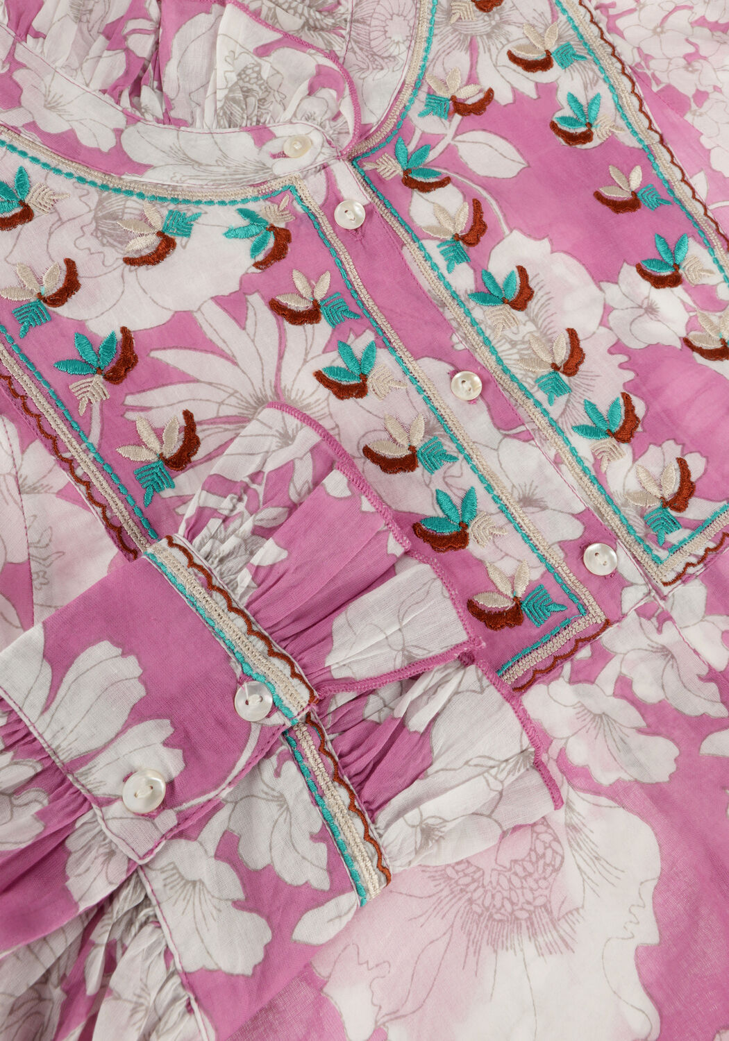 Rosane ANTIK BATIK Blusen PEONY BLOUSE - large