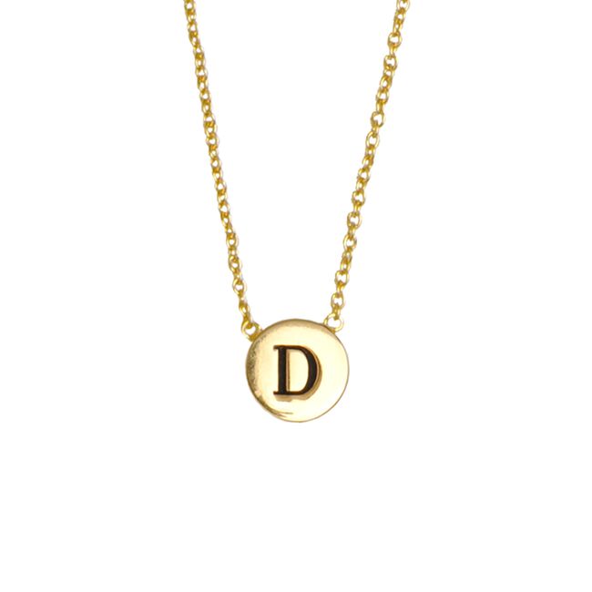Goldfarbene ATLITW STUDIO Kette CHARACTER NECKLACE LETTER GOLD Goldfarbene ATLITW STUDIO Kette CHARACTER NECKLACE LETTER GOLD - large