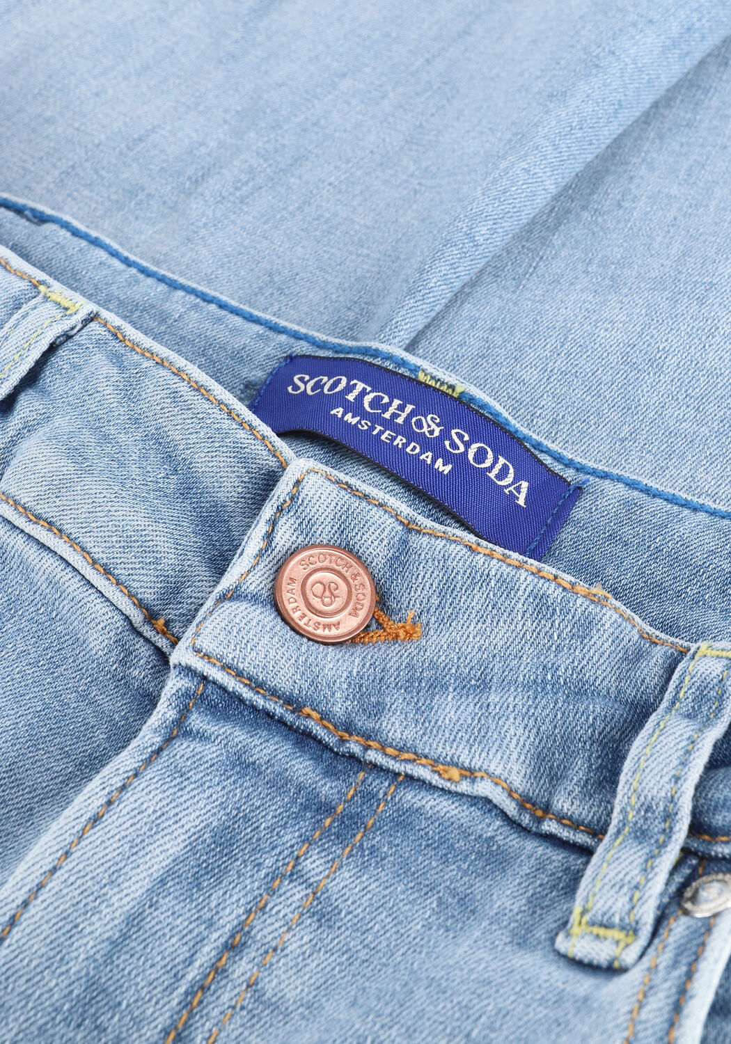 Hellblau SCOTCH & SODA Skinny jeans SKIM SUPER SLIM JEANS - large