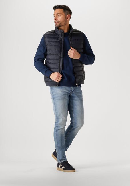 Blaue TOMMY HILFIGER Bodywarmer MIX MEDIA VEST - large