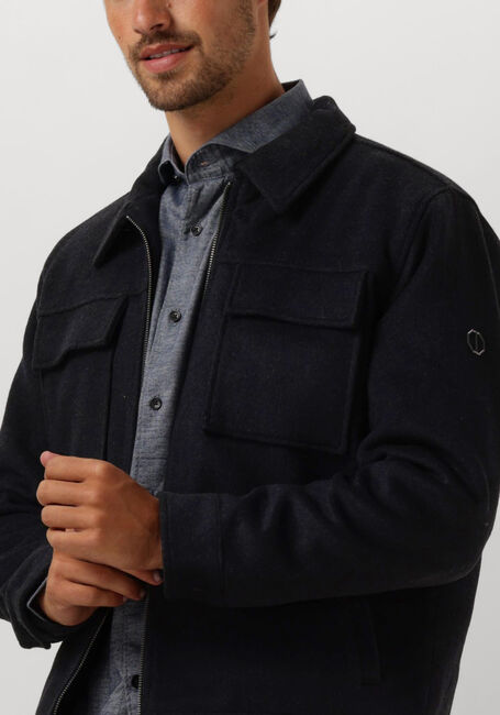 Dunkelblau DSTREZZED Jack COLTON WOOL JACKET - large