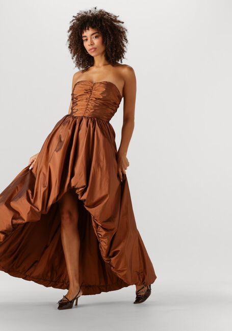 Braune Y.A.S. Maxikleid YASHALL STRAP MAXI DRESS - large