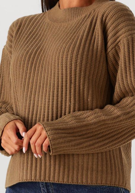 Braune WITHBLACK Pullover WBLPOPPY O-NECK SWEATER - large