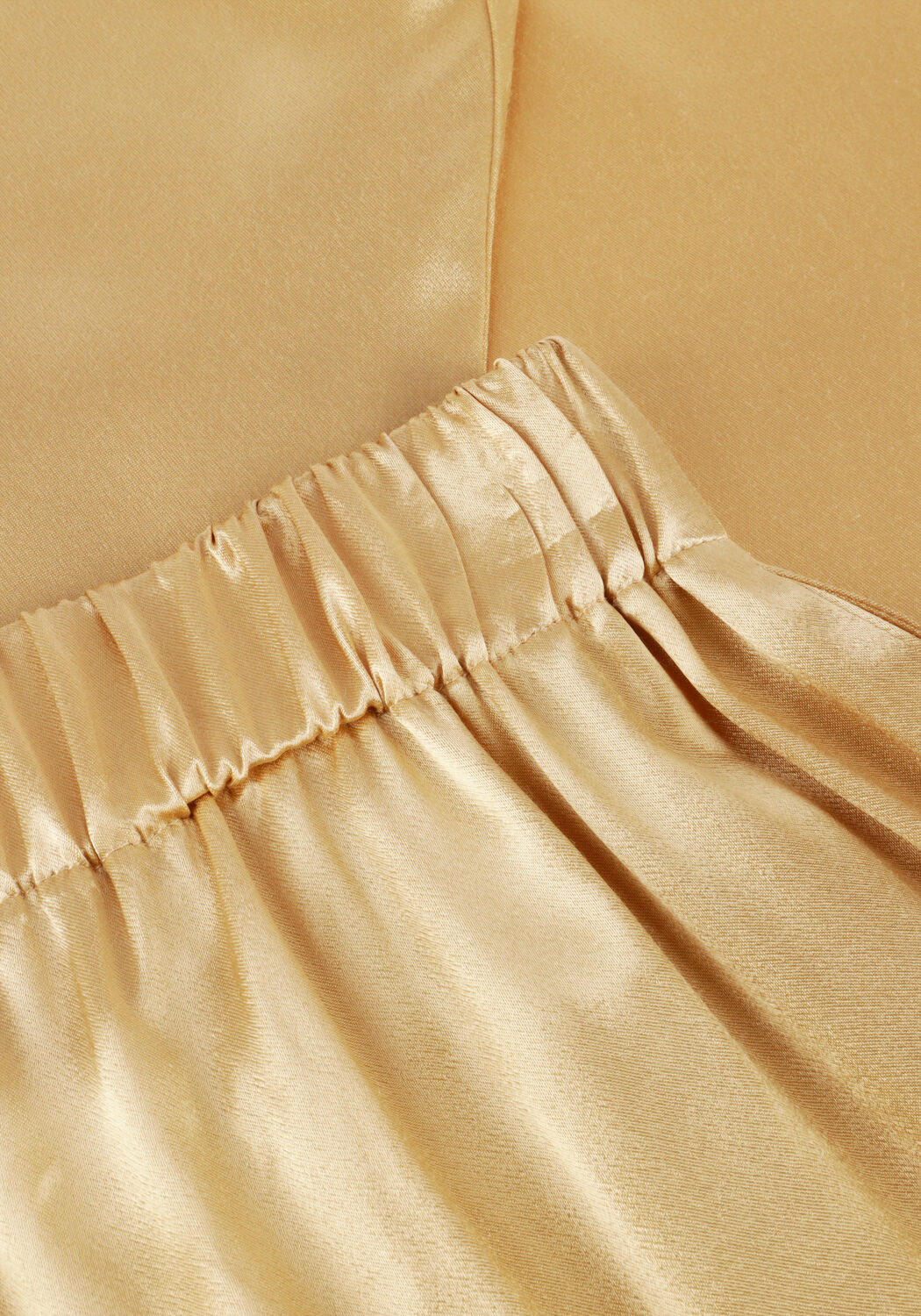 Goldfarbene GREEK ARCHAIC KORI Weite Hose 110092 - large