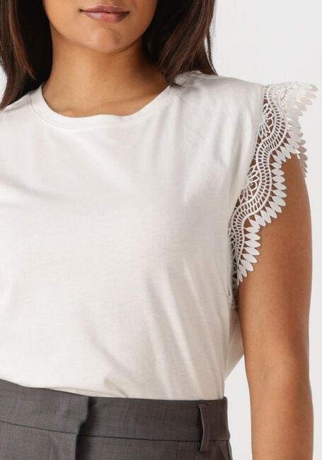 Weiße AAIKO T-shirt CORA FANCY CO 144 - large