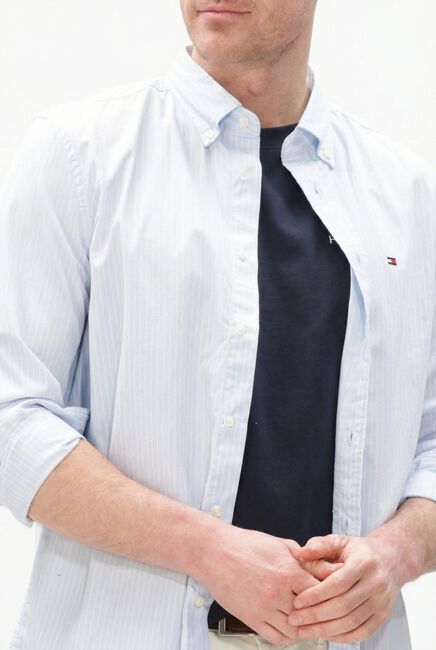 Hellblau TOMMY HILFIGER Casual-Oberhemd CORE HAIRLINE POPLIN RF SHIRT - large