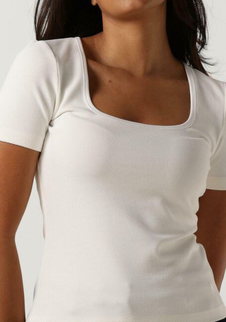 Nicht-gerade weiss VANILIA Top CONTRAST TOP RIB - large