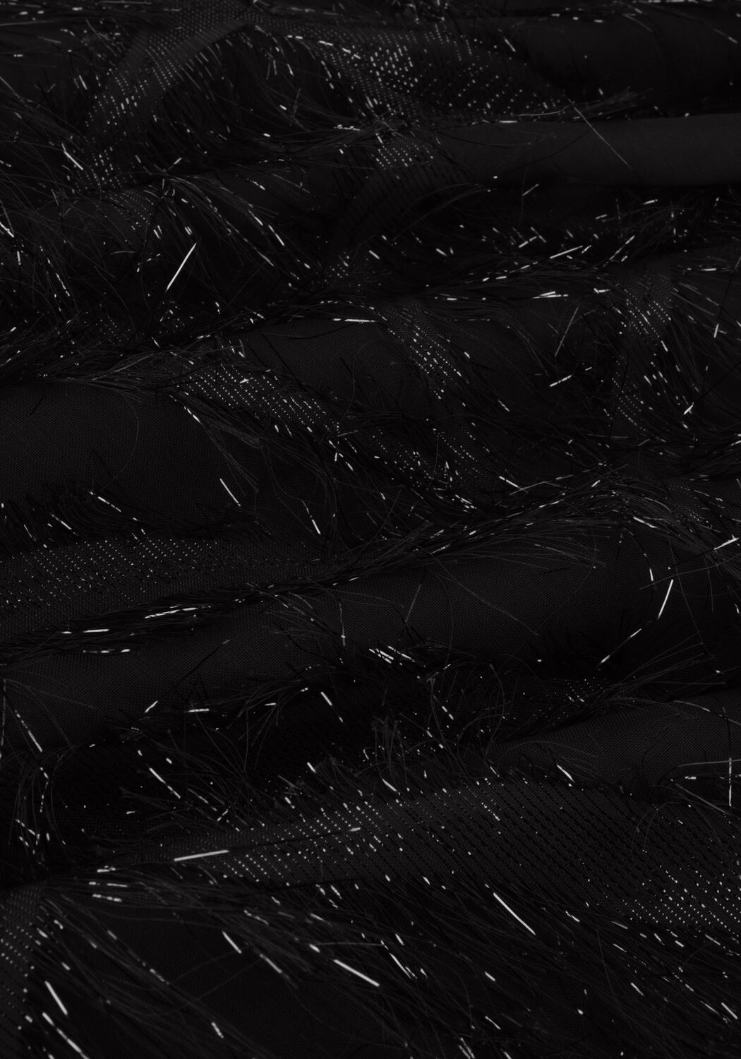 Schwarze SUMMUM Blusen TOP FLUFFY - large