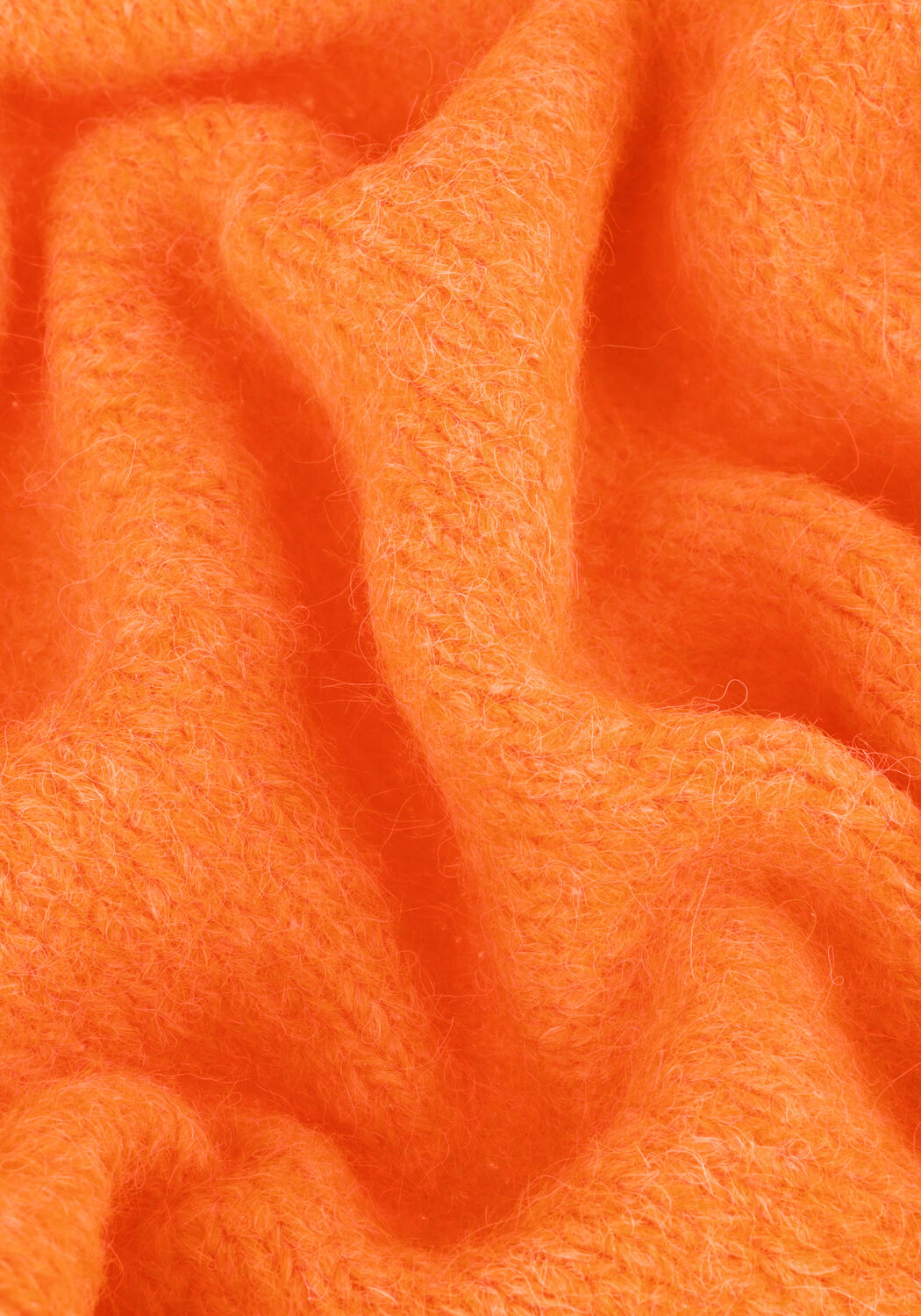 Orangene SUMMUM Strickjacke PUFF SLEEVE CARDIGAN COZY MELANGE KNIT - large