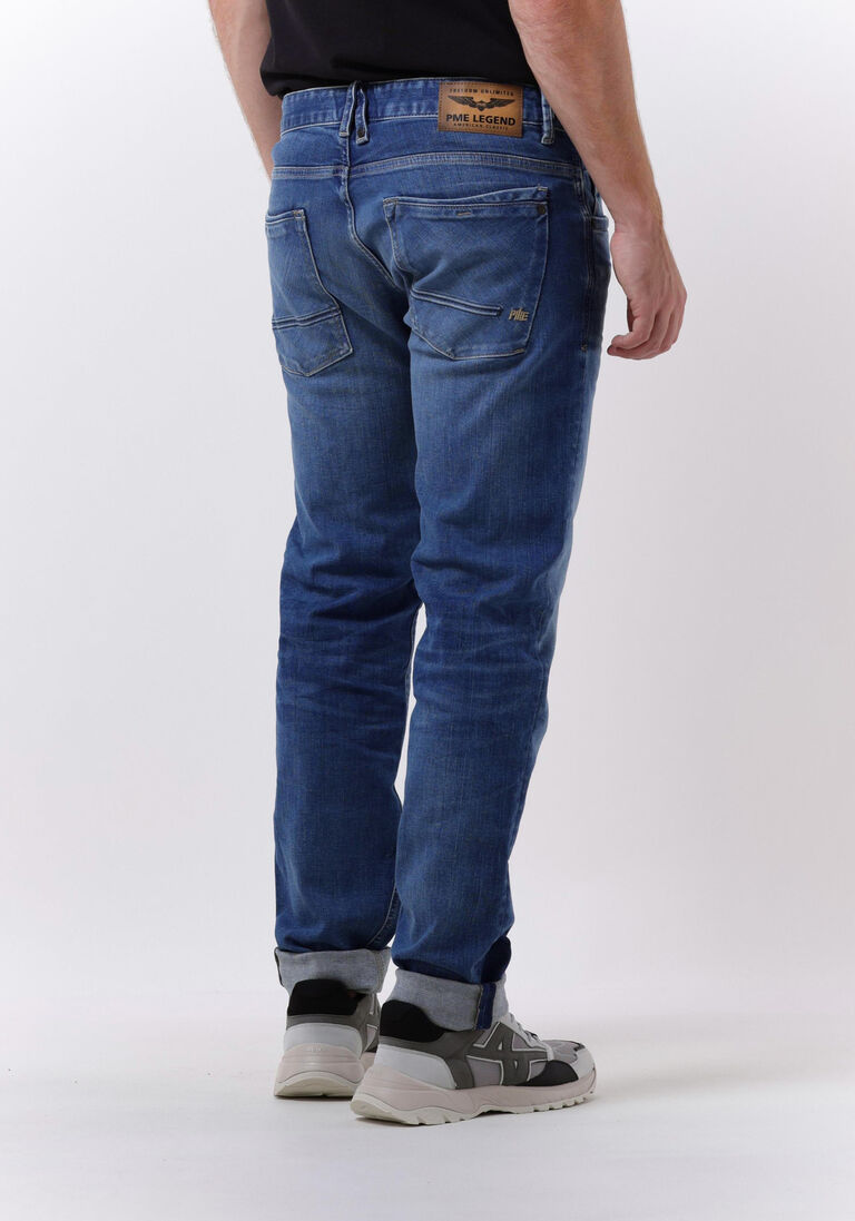 blaue pme legend slim fit jeans commander 3.0 fresh mid blue IV8807