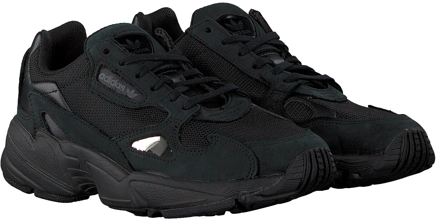 adidas all black falcon