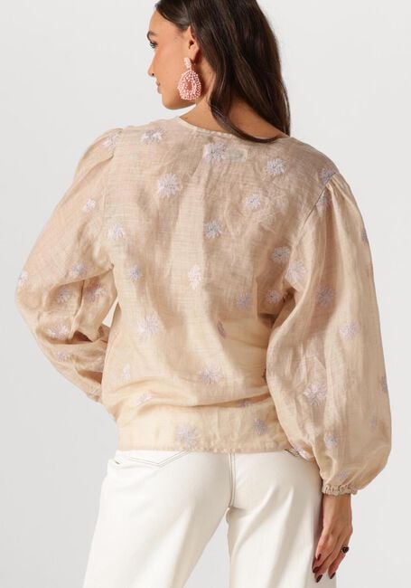 Sand NUKUS Blusen KAOUTAR BLOUSE EMBROIDERY - large