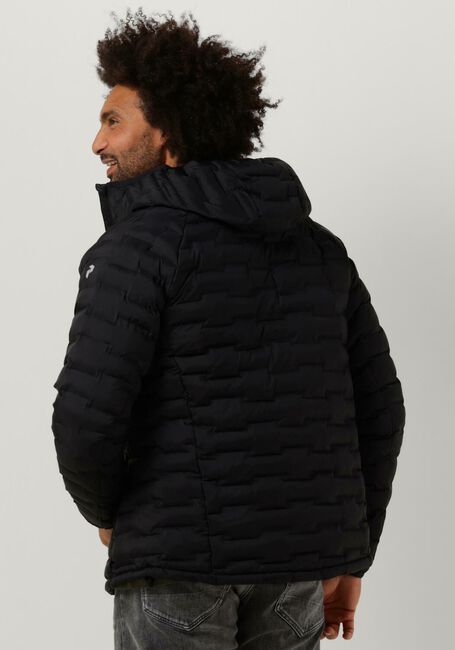 Schwarze PEAK PERFORMANCE Wattierte Jack M ARGON LIGHT HOOD JACKET - large