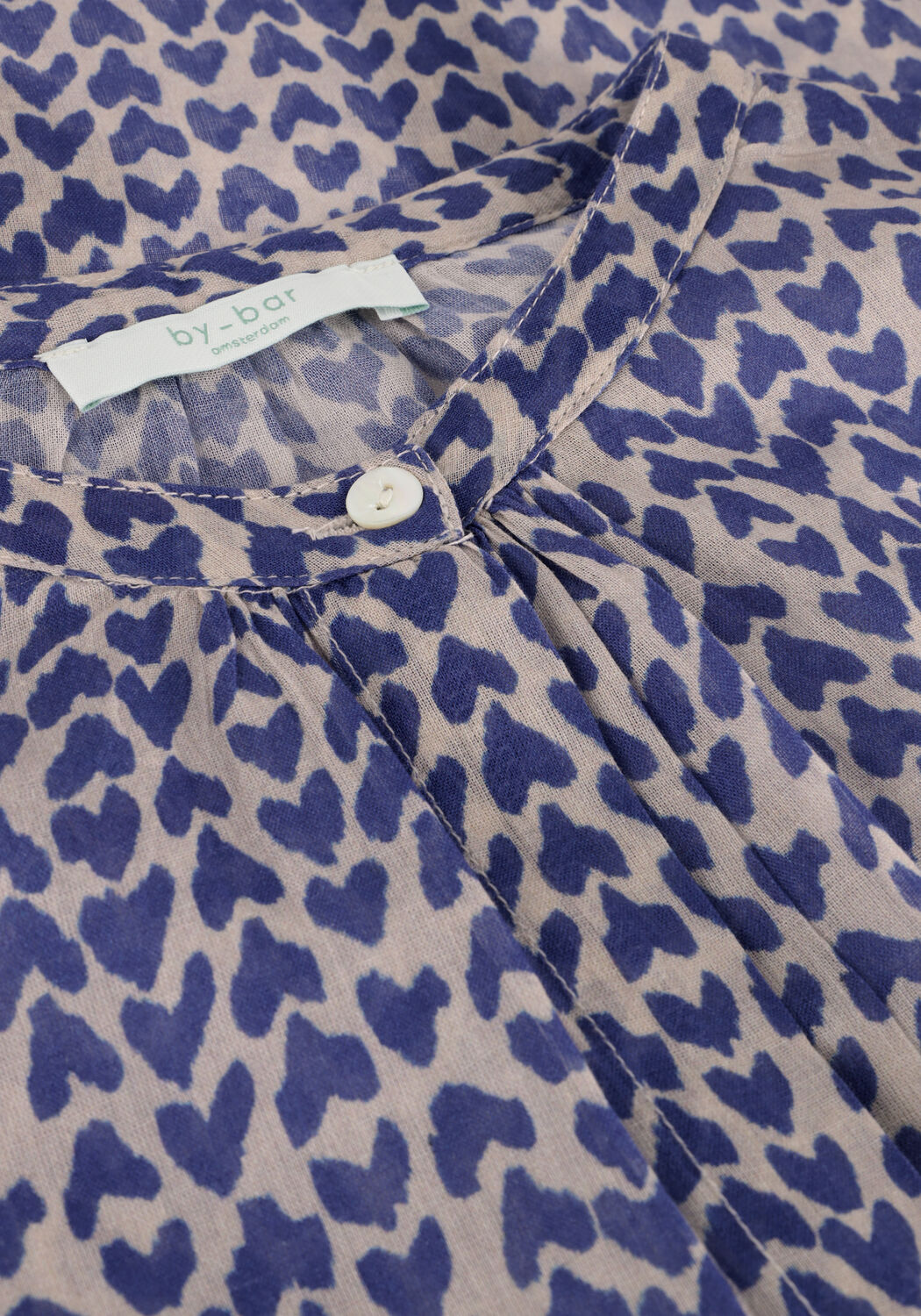 Blaue BY-BAR Blusen CECILE LOVE BLOUSE - large