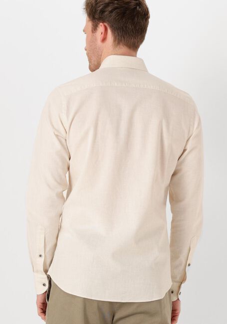 Ecru PROFUOMO Klassisches Oberhemd SHIRT X-CUTAWAY SC SF COTTON LINEN - large